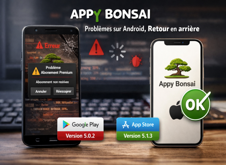 Mise à jour 5.1.0 perturbée